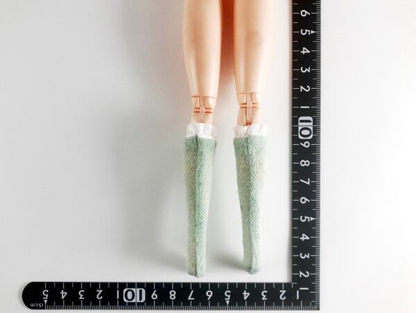 ドールアクセサリ 1/6 女性用 靴下 ストッキング ライトグリーン TKDG23G86-5 - 画像2