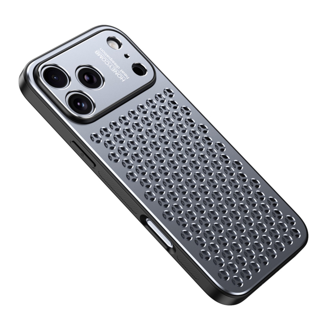 ◆iPhone 18Pro/18Pro Max/17/16/15/14/13/Pro/Pro Max/Plus◆ Aluminum Mesh × Silicone Frame Case / アルミニウム メッシュ × シリコン フレーム ケース