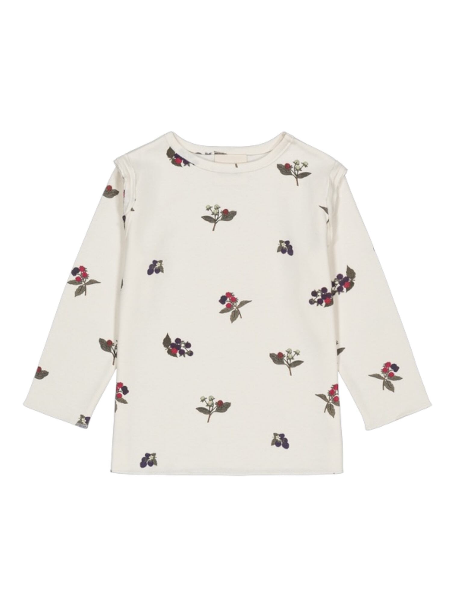 36M/4Y【STUDIO BOHEME】Lala T-shirt/Ecru blackberries