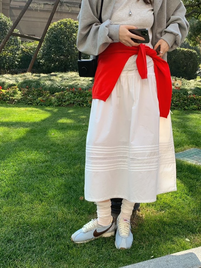 (予約) OUIR / Iris skirt 1color