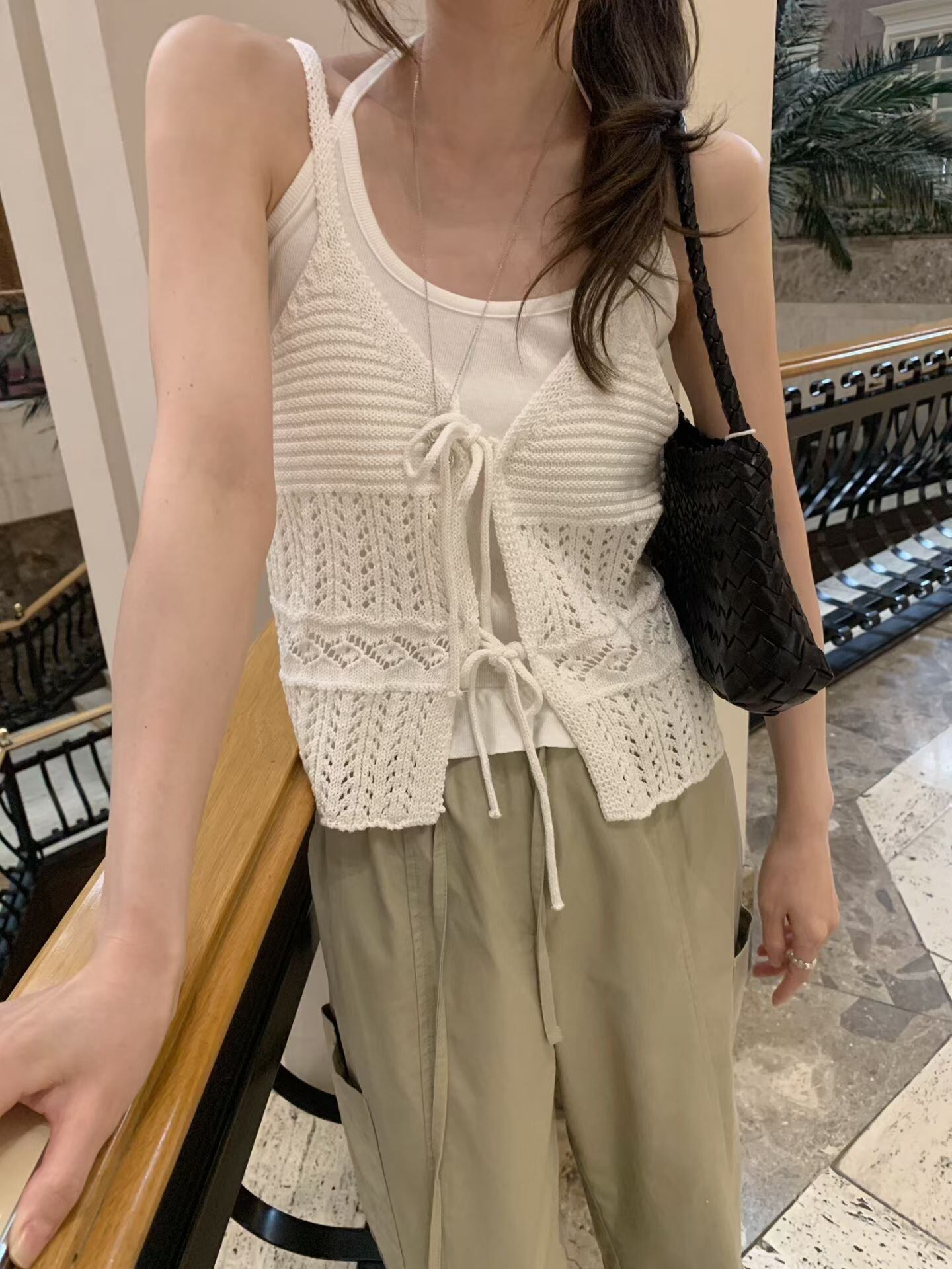 (予約)mellounge / Summer Bustier Knit / 2color