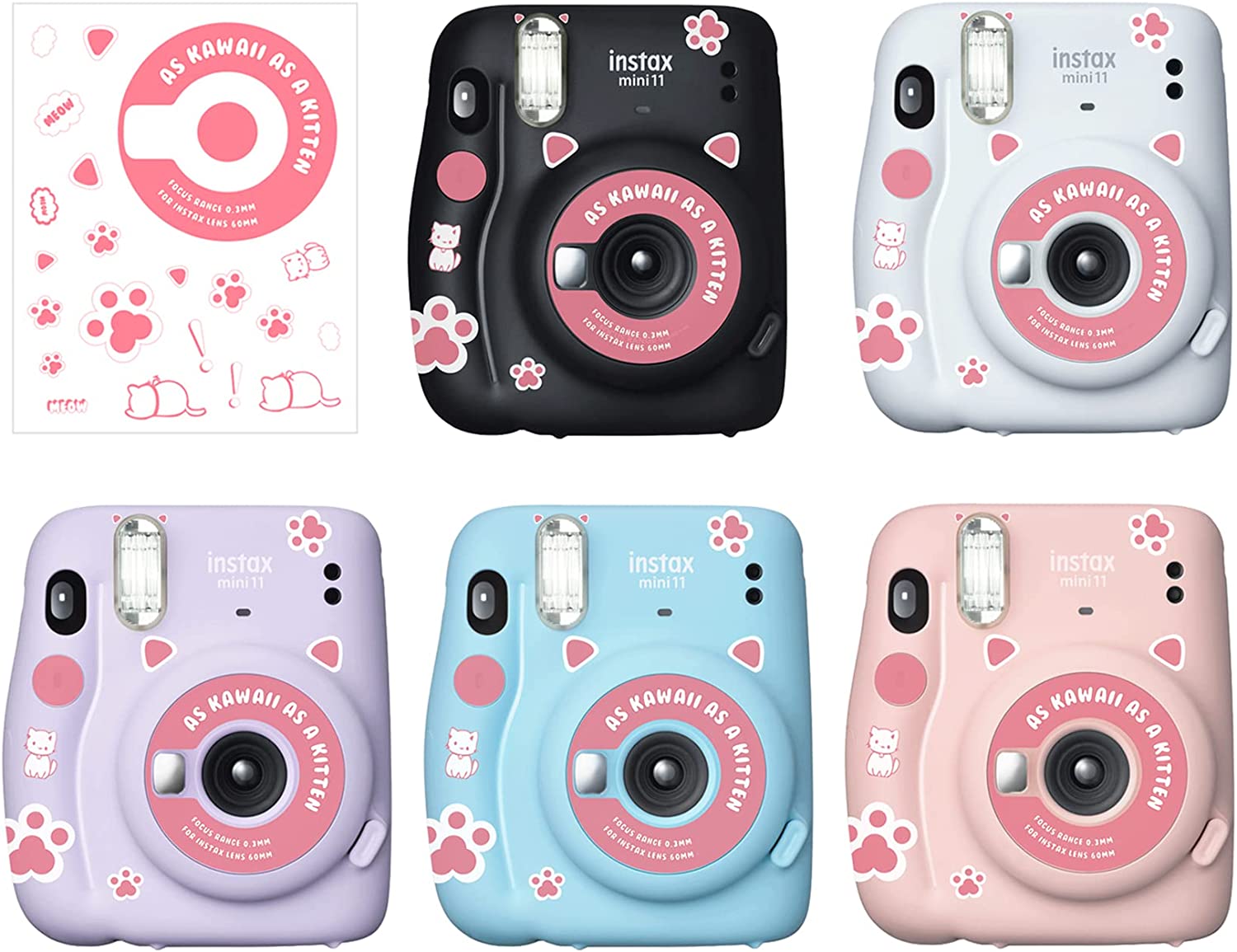 AlbaNox ケース付きチェキ11枚売り Amazon | kinokoo チェキフィルム チェキケース,instax mini 11