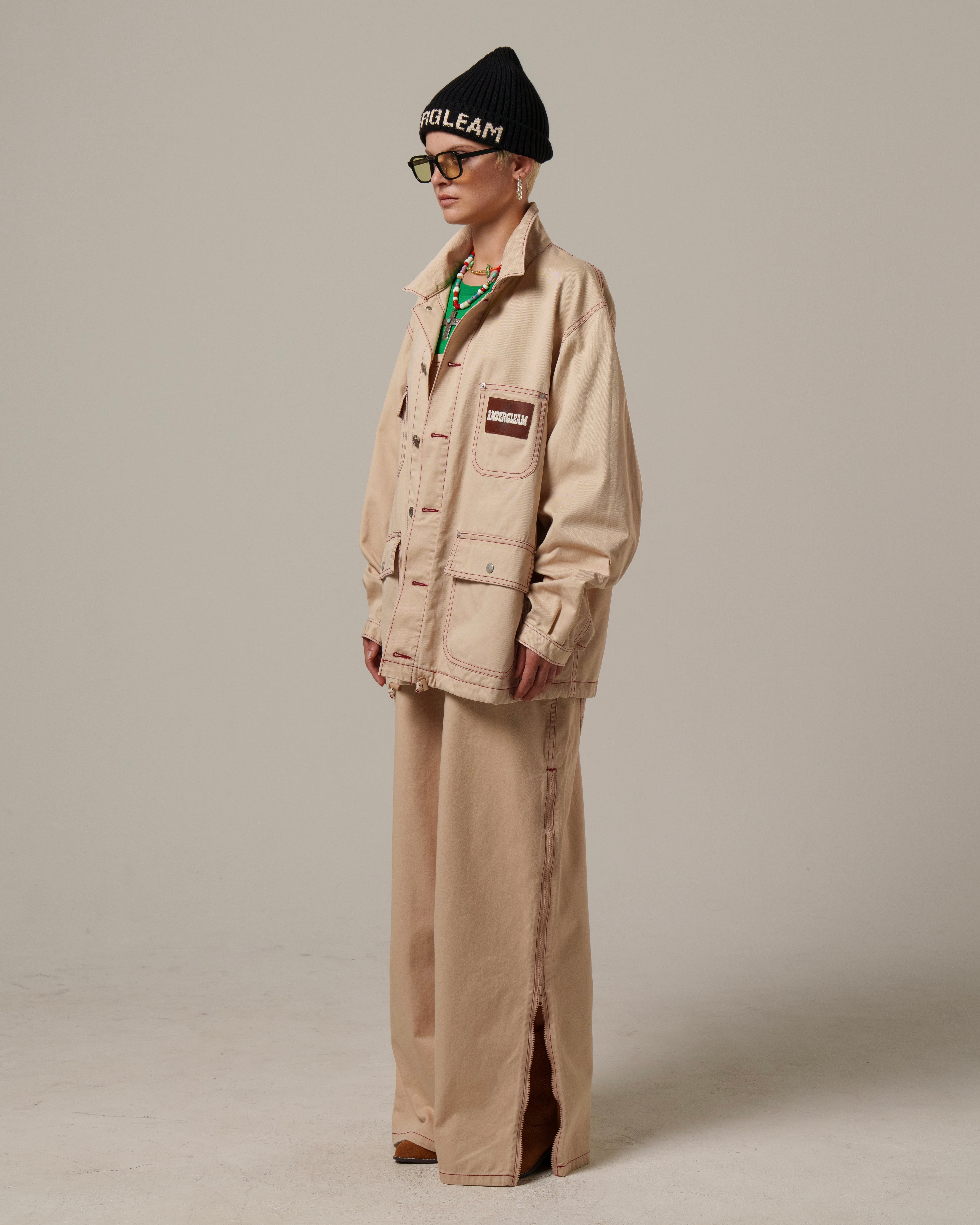 Coverall Jacket / Light Beige | AMBERGLEAM