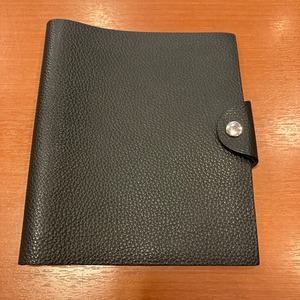 HERMES LEATHER NOTE COVER "ユリス"