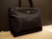 美◆PRADA プラダ ビジネス可 ナイロン トート ハンド バッグ 黒◆