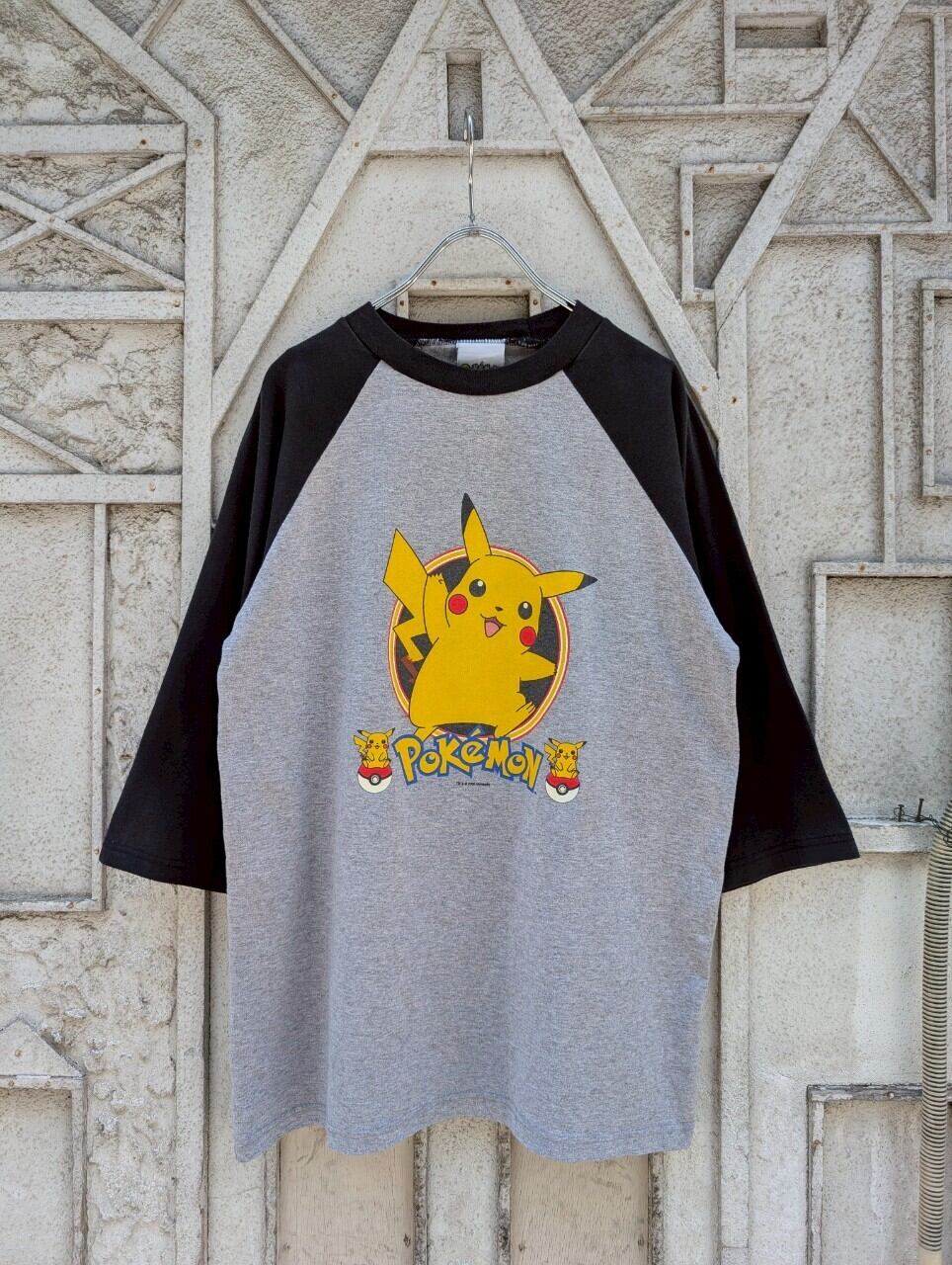 "ピカチュウ" raglan tee / made in CANADA