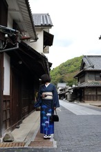 [3/21〜10/31期間限定販売］彼岸花浴衣青(受注販売)