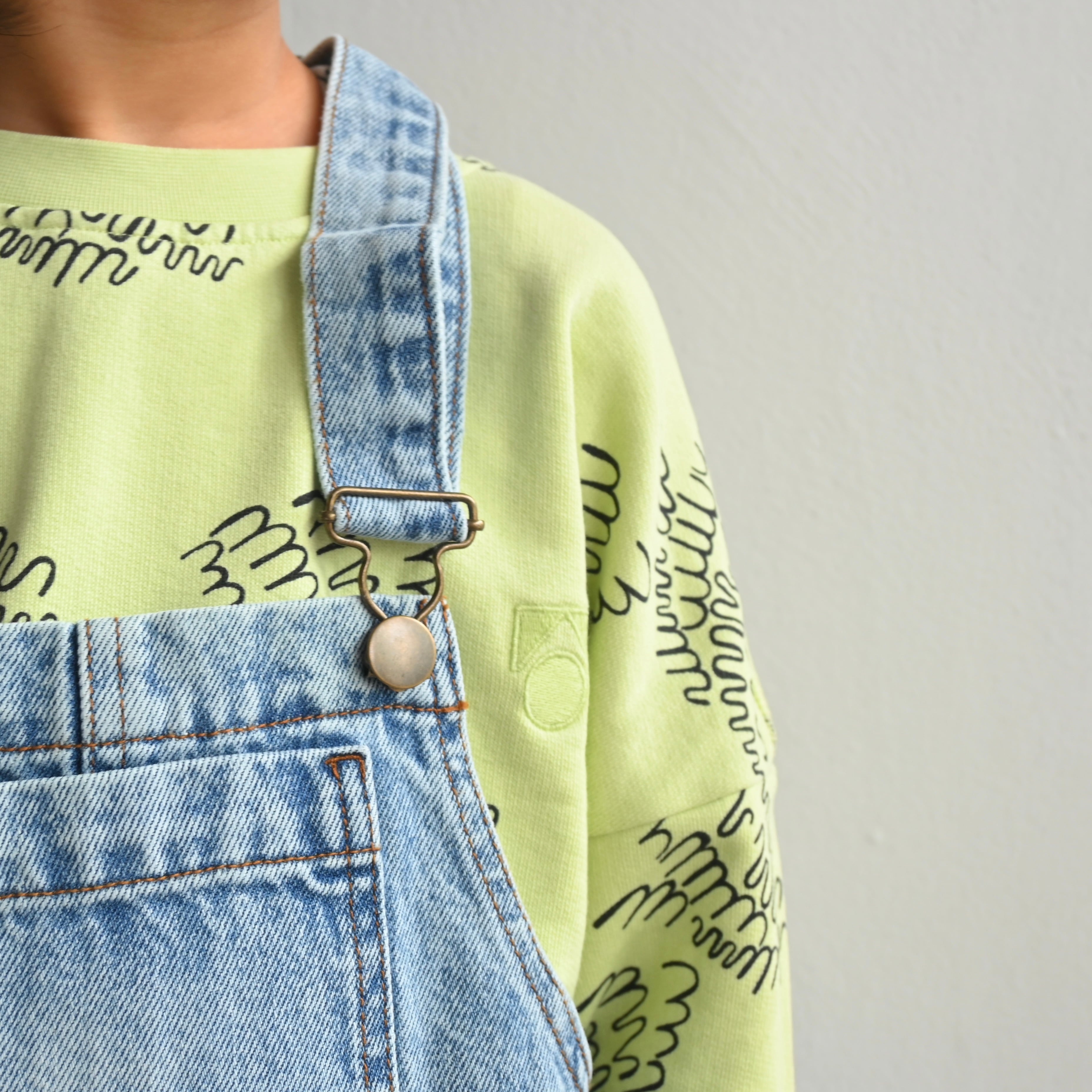m*中様 【2y】Short Dungaree / main story（main story 2024SS》Short 