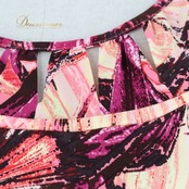 社交ダンス 衣装 チャコット Chacott ツーピース セットアップ ピンク レッスン パーティ 発表会 柄 模様 トップス スカート パープル系 ピンク系 日本製 フェスティバル おしゃれ ワンピース かわいい 伸縮性 衣装セット スリット 大人用 レディース ブランド 女性用 軽量 パーティ ドレス コスチューム