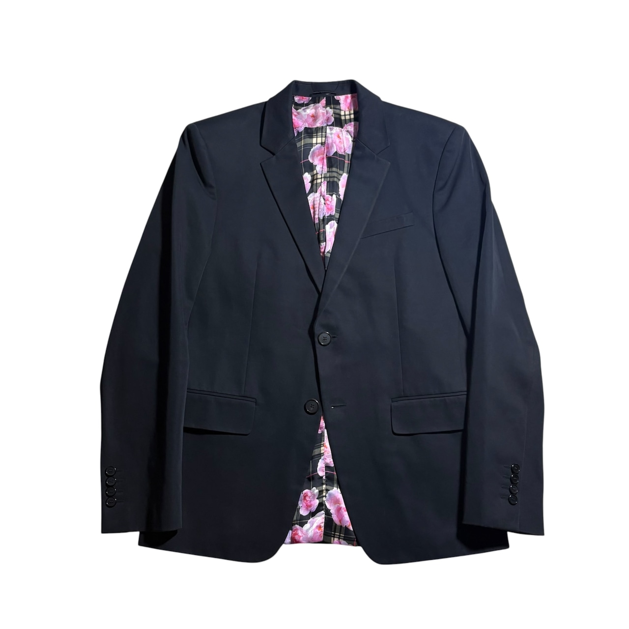 GIVENCHY by Riccardo Tisci botanical lining tailored jacket