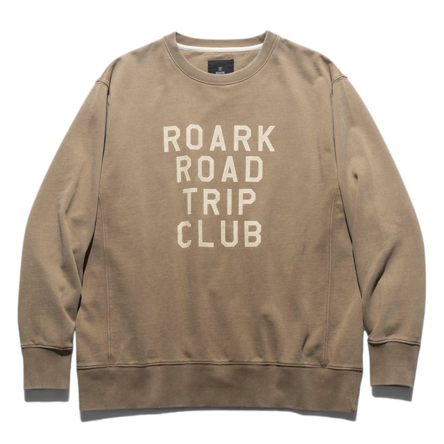 ROARK | "ROAD TRIP" |  CREW SWEAT | ロアーク | スウェット | TOBACCO | RSWJ1254-TOB