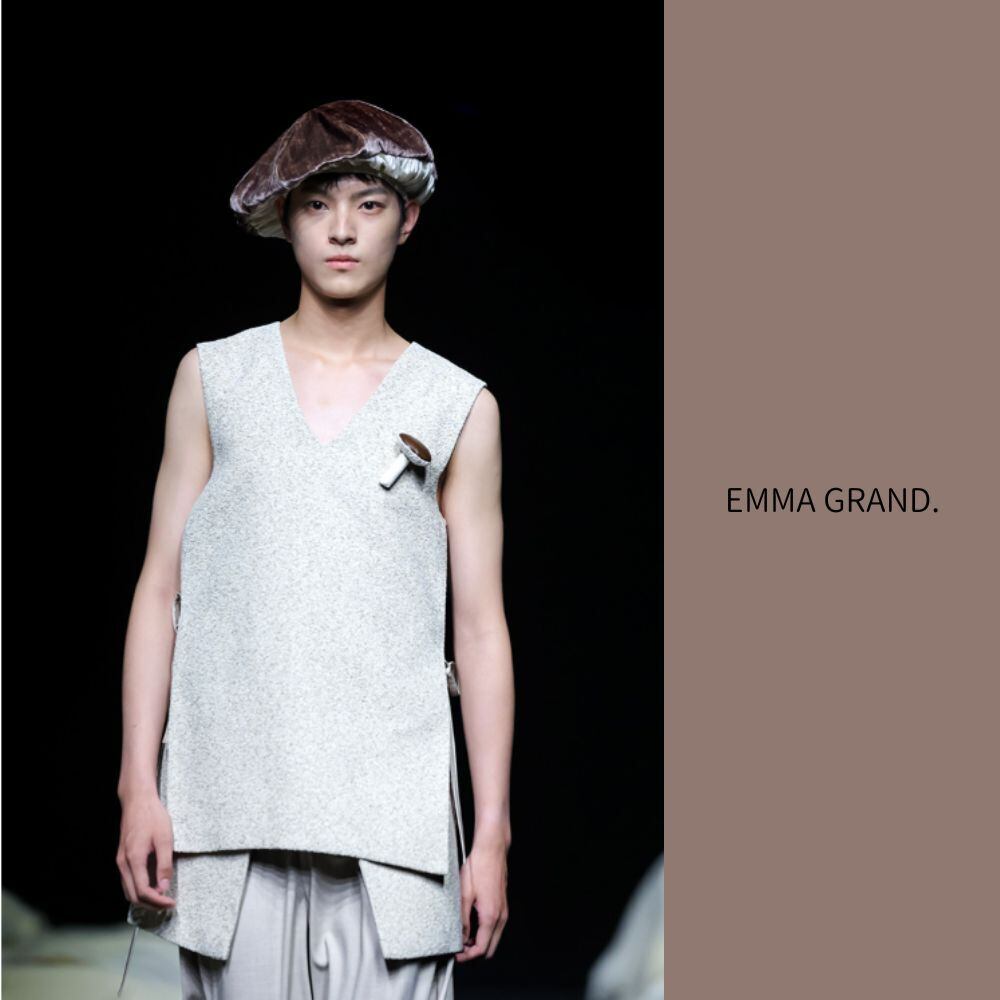 マッシュルームベルベットベレー帽 E00540 | EMMA GRAND