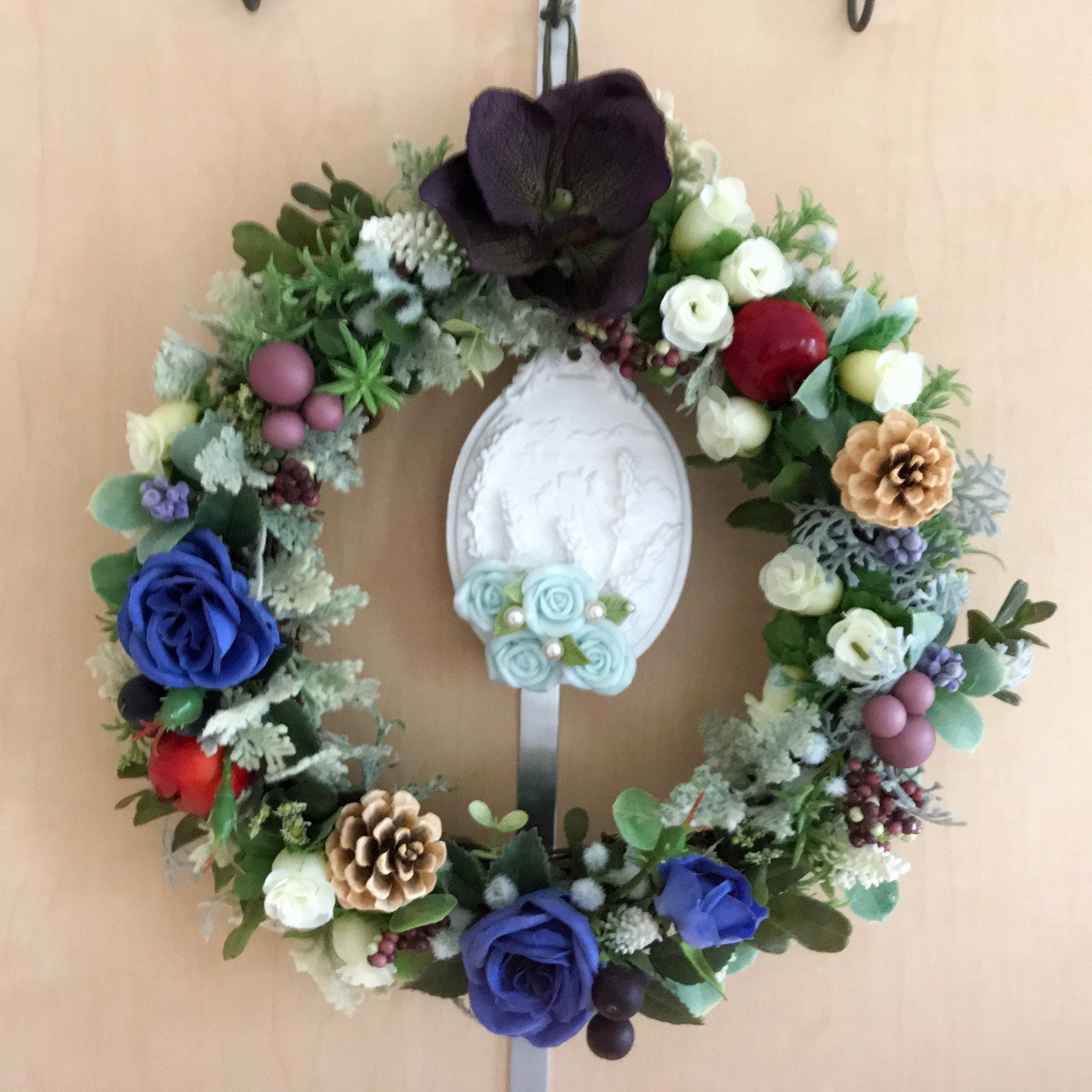 香りにこだわりがある方にピッタリのリース。お好きなアロマで癒しの