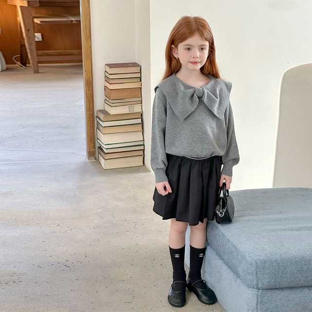 【即納/ﾗｽﾄ1枚110】ribon collar tops