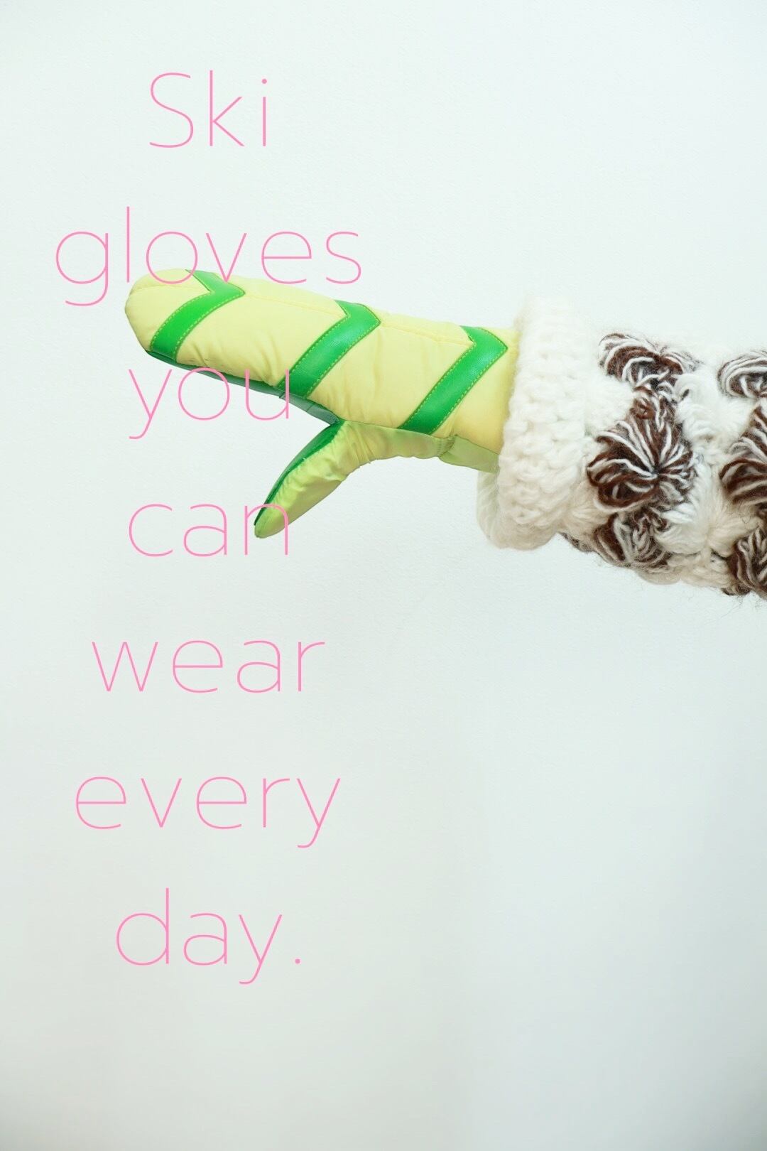 Vintage 1970s Mittens Gloves