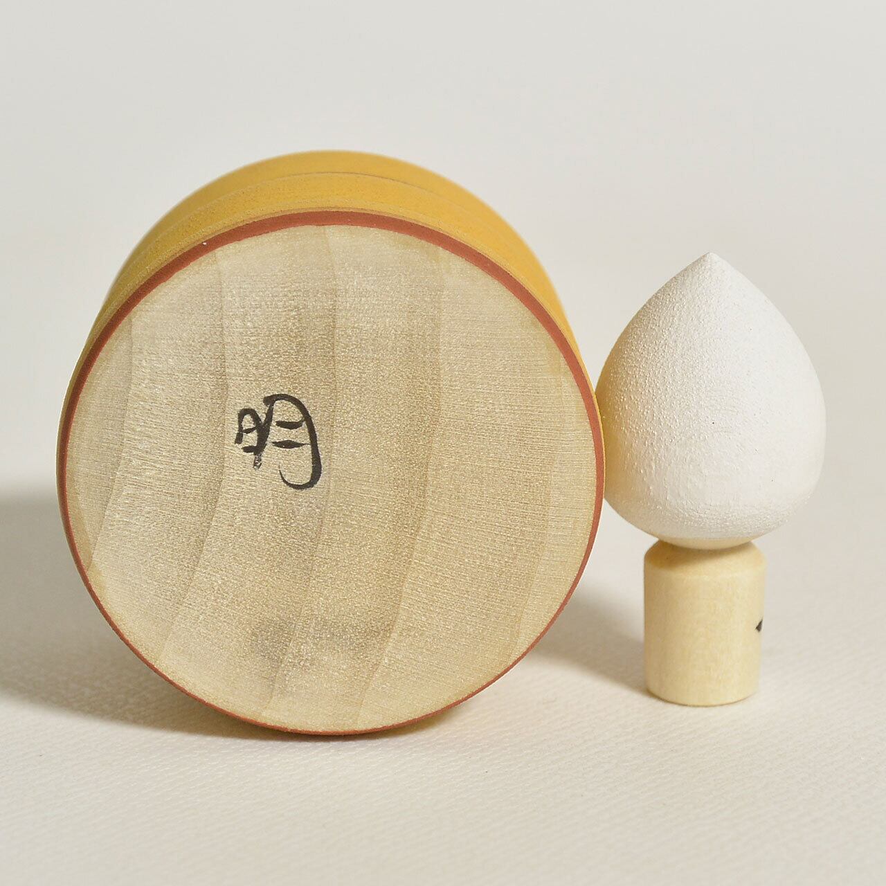 パンケーキちゃんこけし 約1.5寸 約4.5cm 鈴木明 工人（作並系）#2316