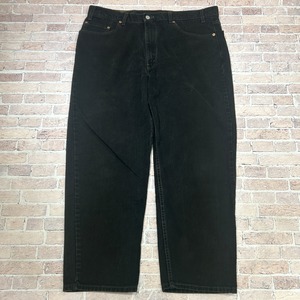 LEVI'S 550 後染めBLACK DENIM PANT USA  W40 L29