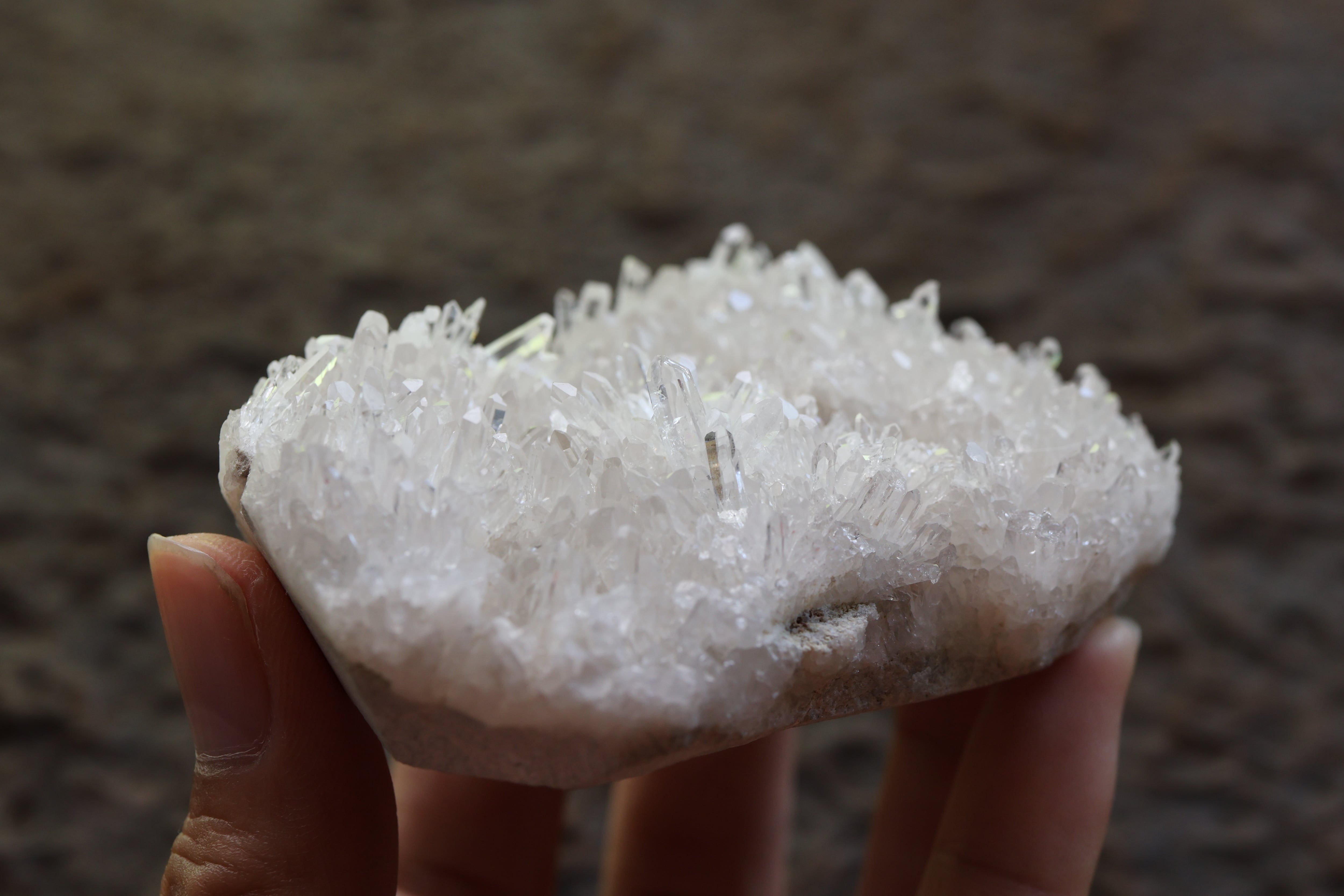 ダウラギリ産クラスター67-2 ヒマラヤ水晶 ダウラギリ産 | 石垣島の夜光貝アクセサリーとヒマラヤ