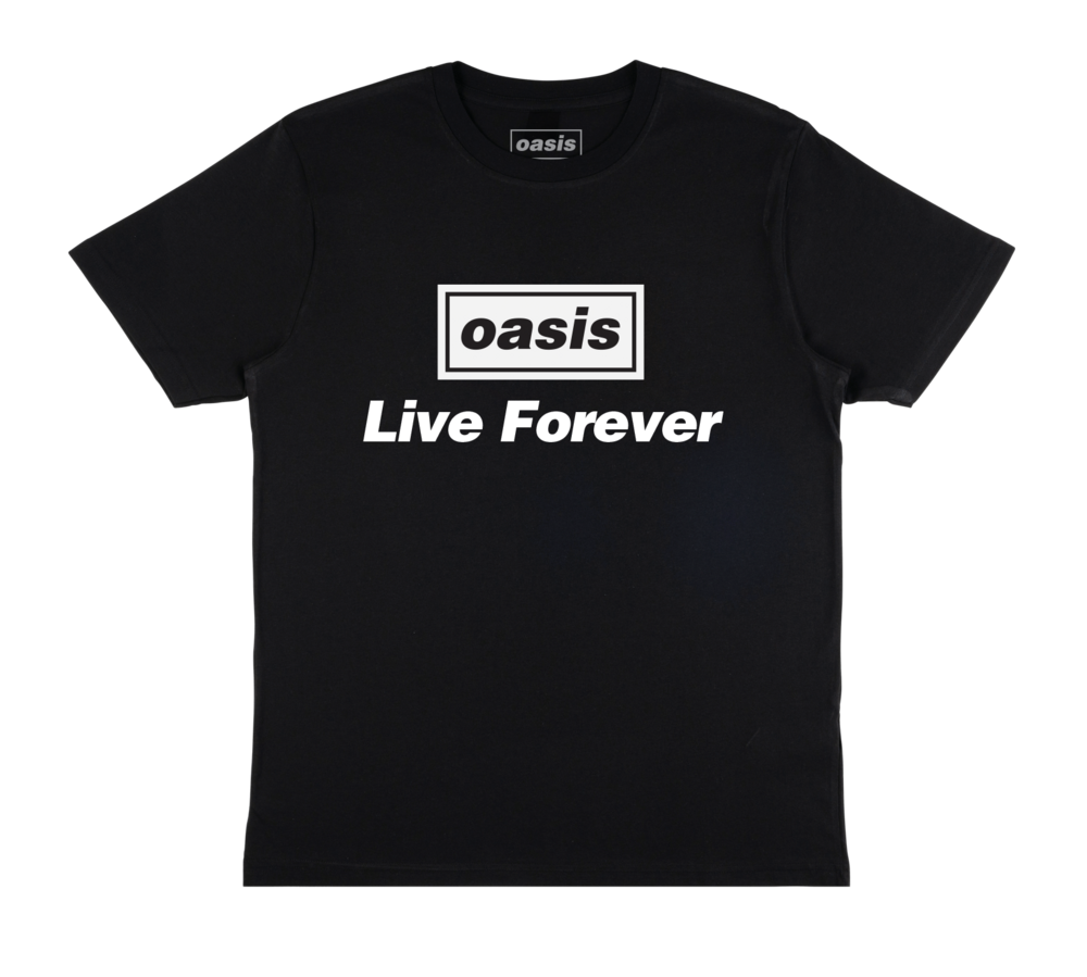 2024 OASIS official (UK version) Live Forever T-Shirt 2024 OASIS official (UK version) Live Forever T-Shirt