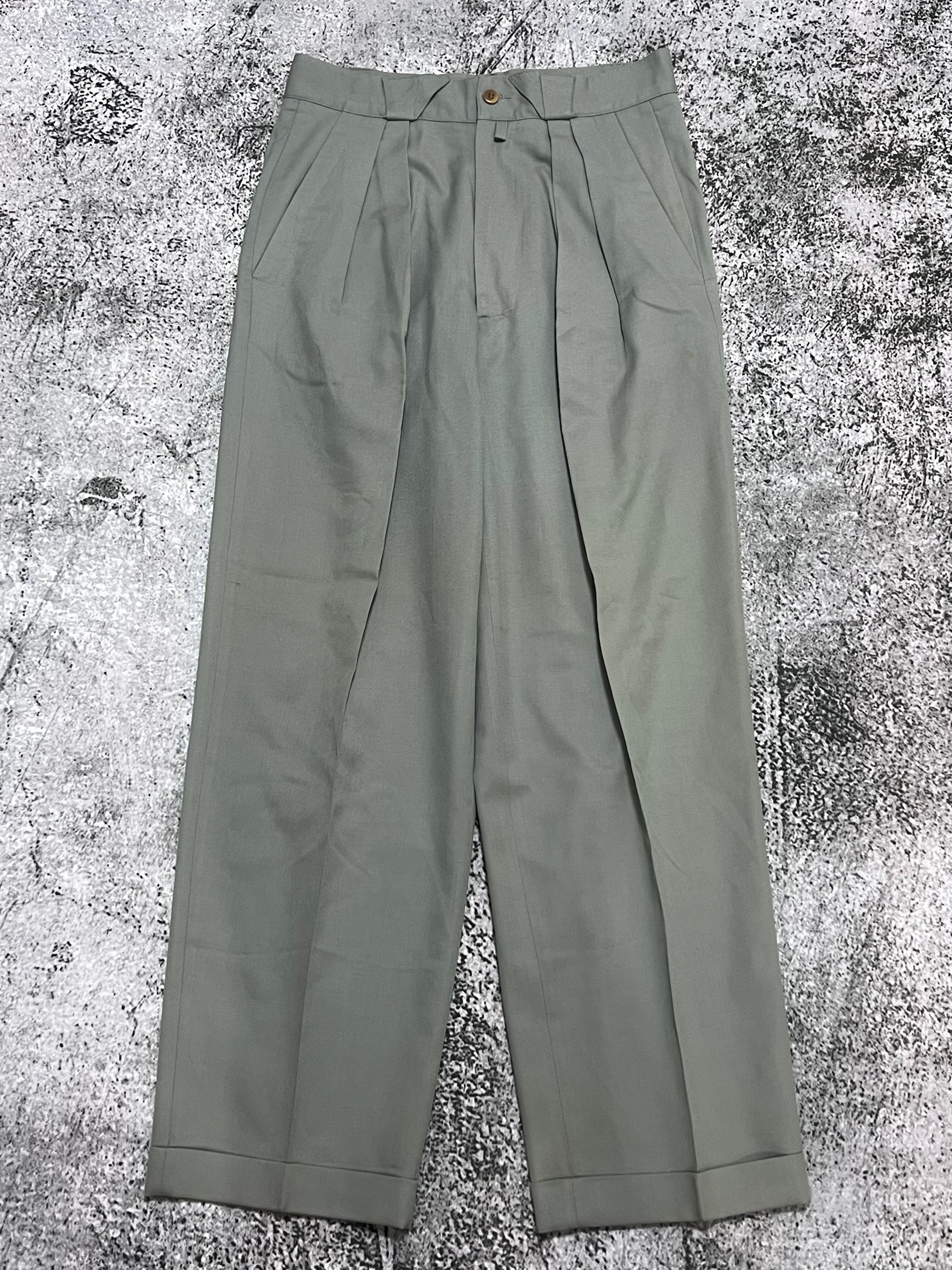 EMPORIO ARMANI】00's サイドライン ワイドスラックス | Enithéa