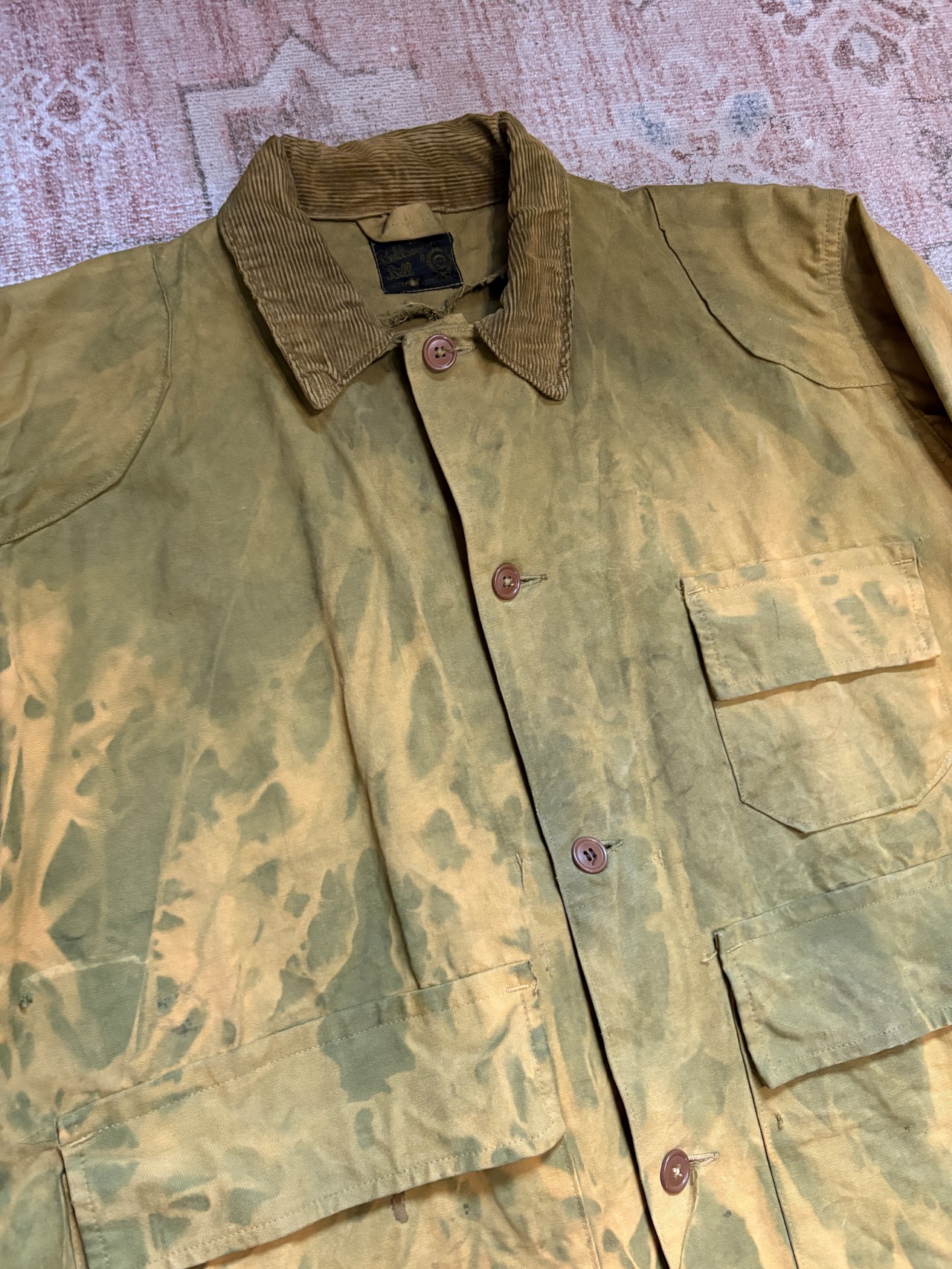 60s / vintage / Bullseye Bill / bleach&overdye jacket / REMAKE