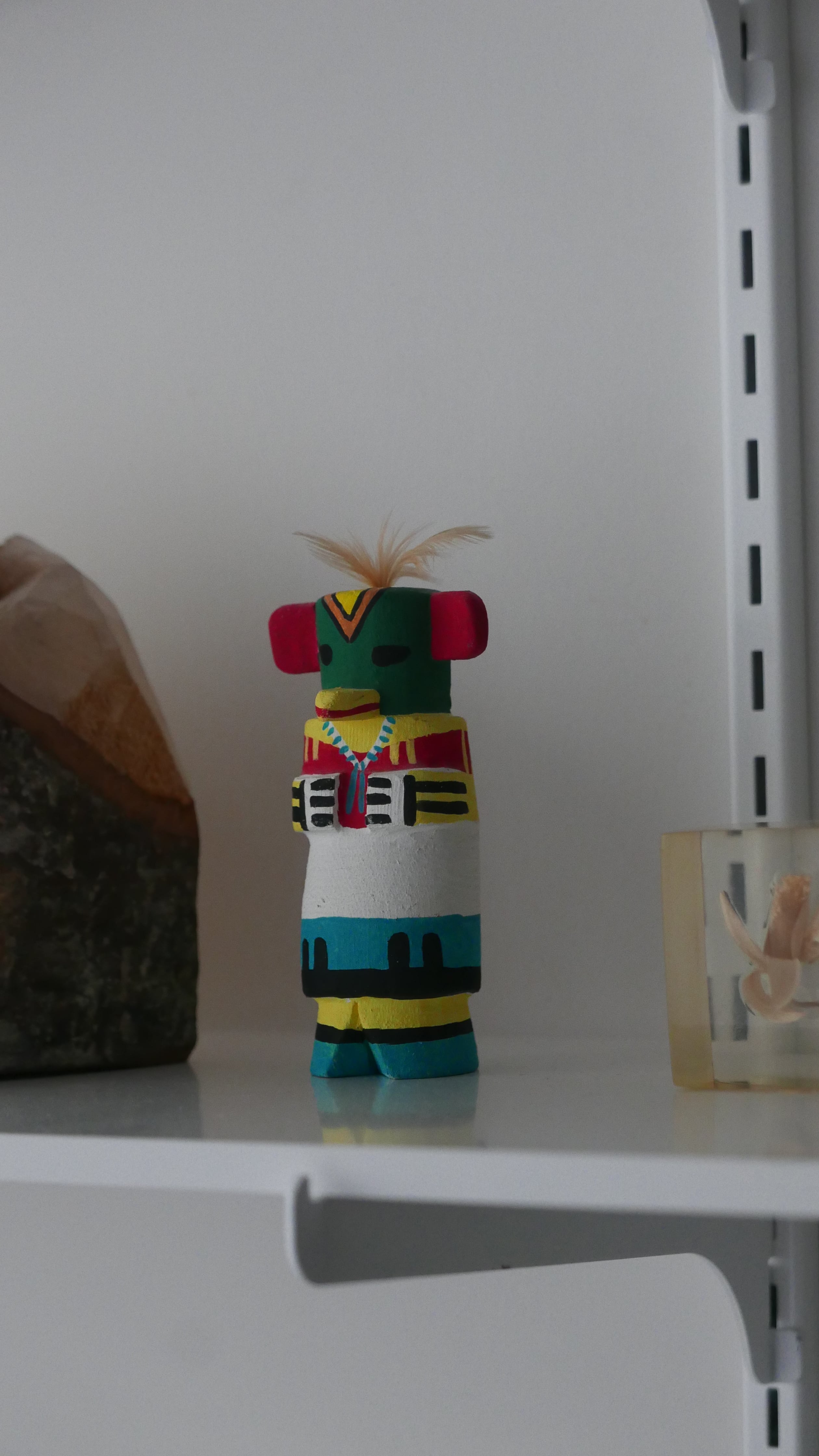 old hopi indian kachina doll " parrot "
