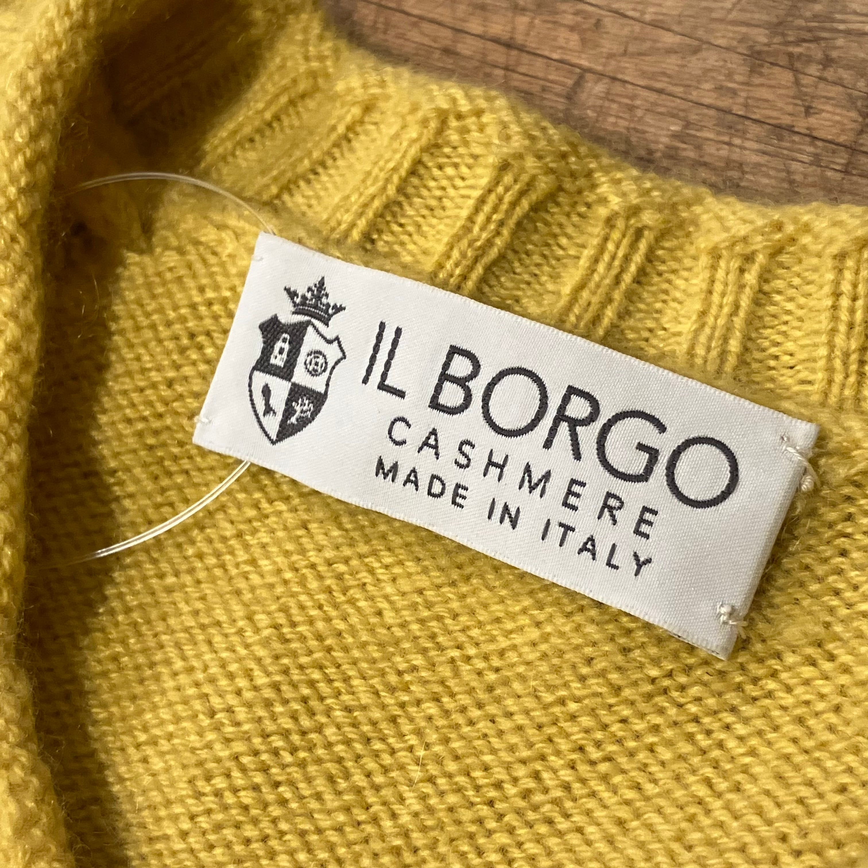 IL BORGO イタリア製 カシミア100% ロールネックニット イルボルゴ