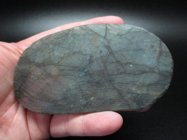 【送料無料】【高品質】ラブラドライト2匹カエル　no.3