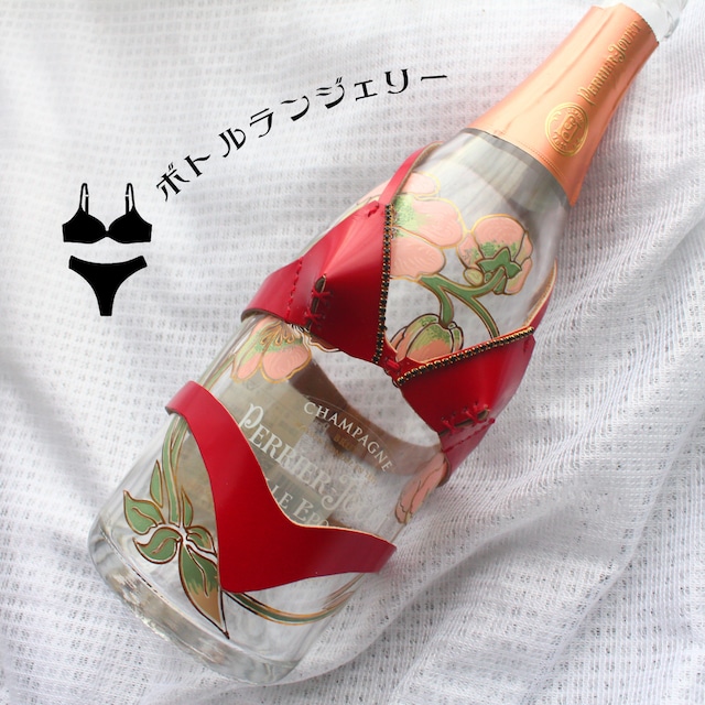 ボトル ランジェリー 赤 三角ビキニ 上下セット パーティグッズ セクシー おもしろグッズ 瓶飾り キープボトル ウイスキー ワイン 日本酒 エンタメ 遊び心 プレゼント 小ネタ 居酒屋 バー BAR ジョーク クリスマスプレゼント ボージョレ・ヌーボー