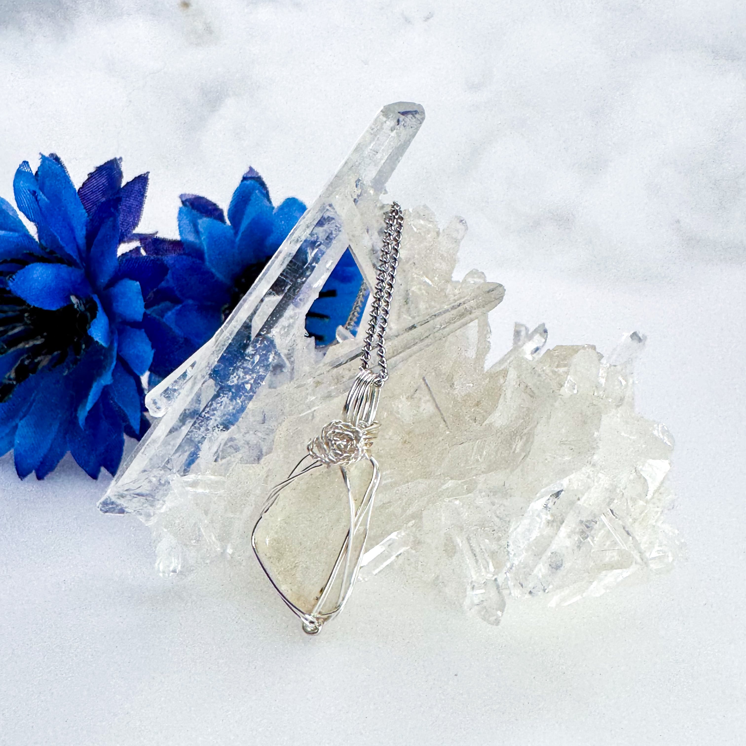 高千穂水晶ネックレス | sunday shop〜宮崎水晶アクセサリー〜