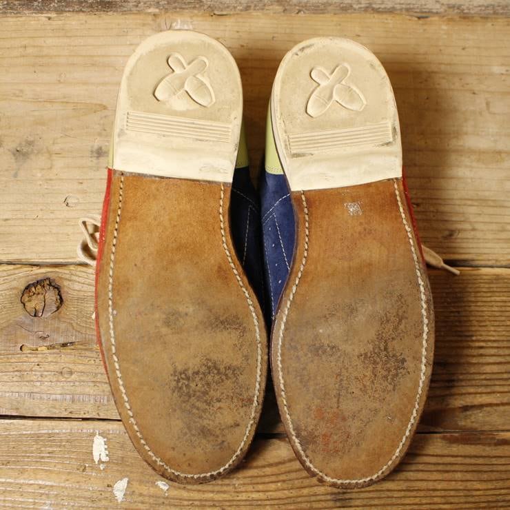 70s-80s スウェードレザー ボウリング シューズ 26cm相当 ブルー レッド ビンテージ ALLSPORT ボーリング 古着 081820aw1 | 古着屋ataco garage 70s-80s スウェードレザー ボウリング シューズ 26cm相当 ブルー レッド ビンテージ ALLSPORT ボーリング 古着 081820aw1 | 古着屋ataco garage