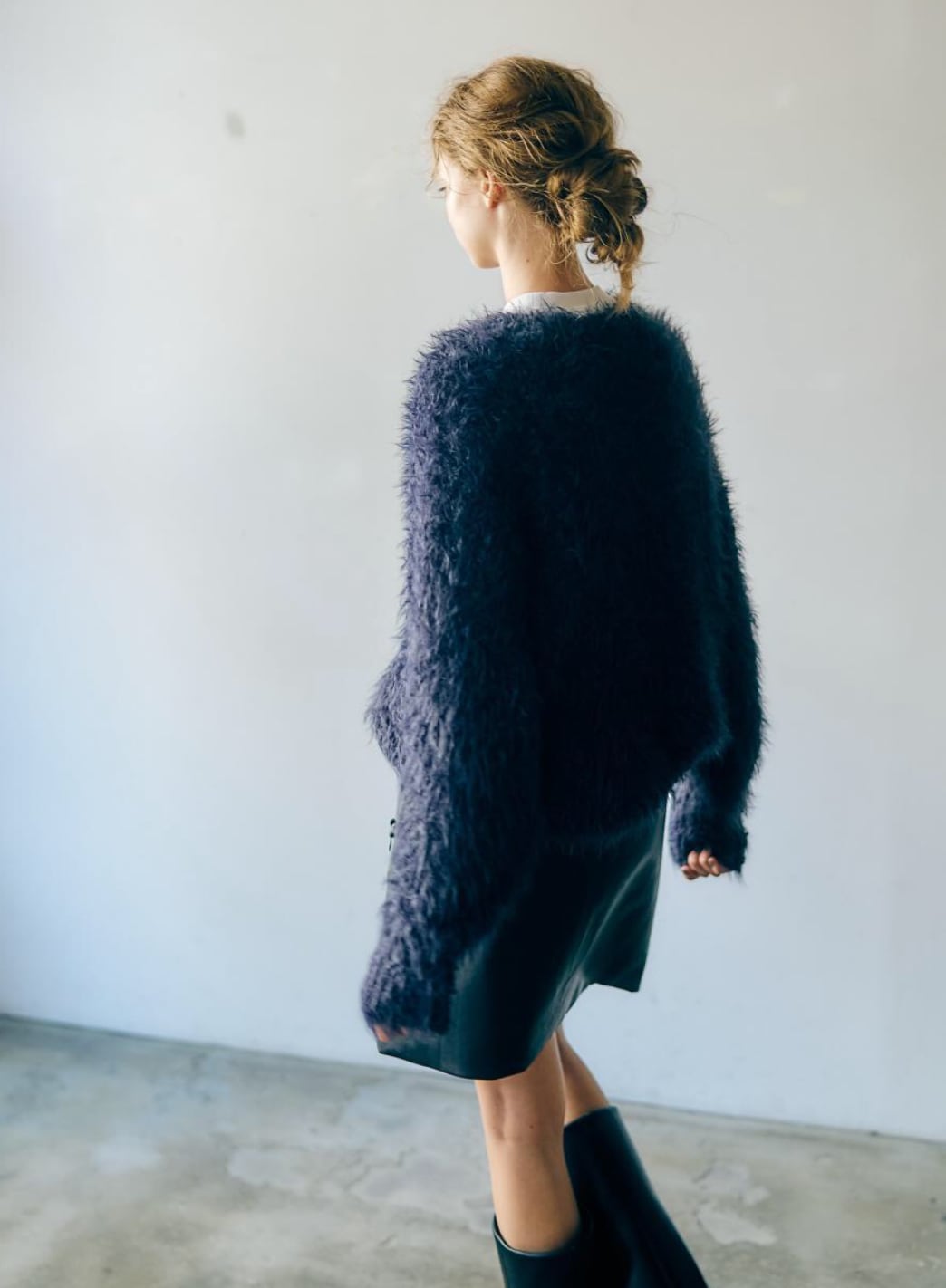 【anana】フェイクレザーミニスカート(リボン) a89-041