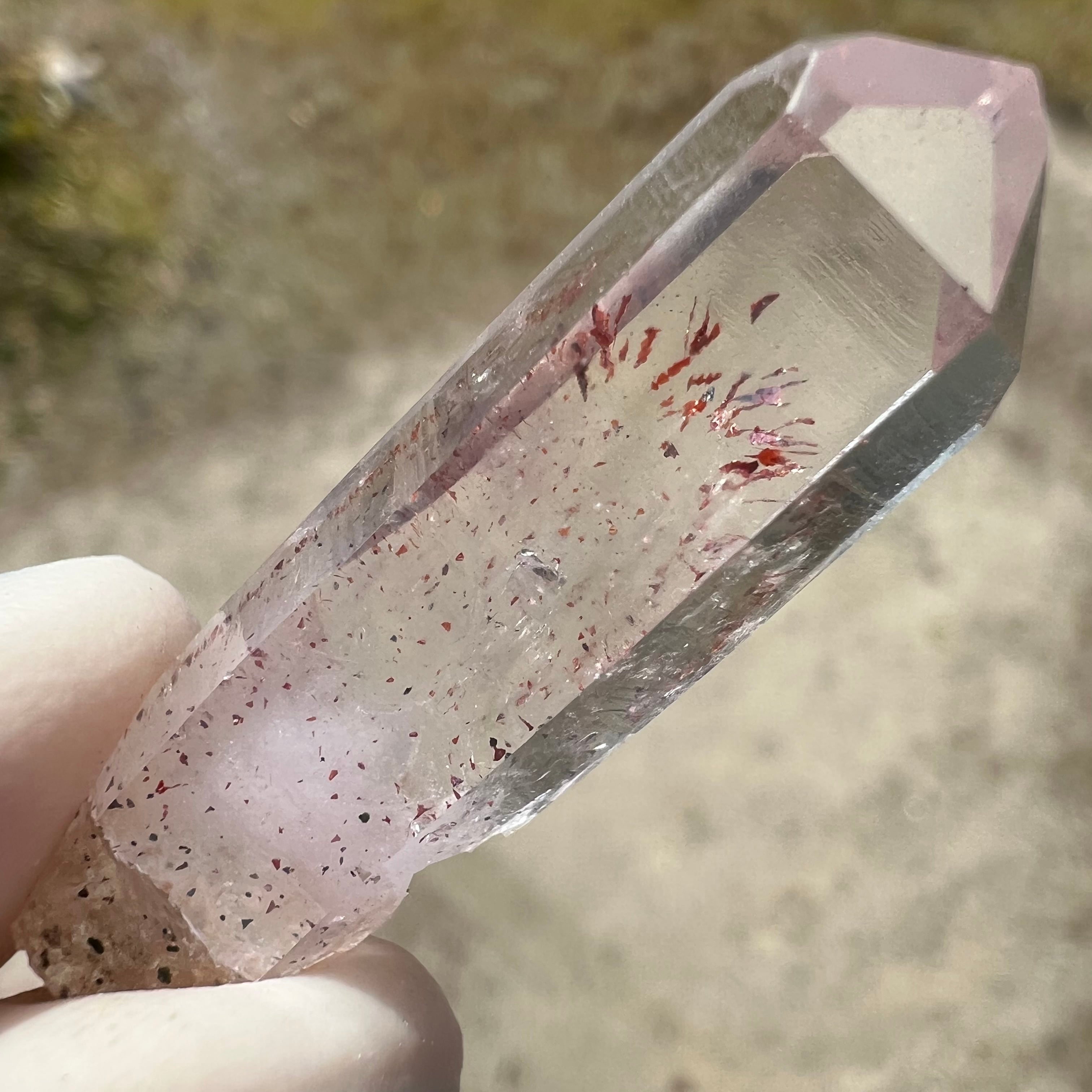 ヘマタイトイン コゴボボセブ アメジスト ナミビア産 | アトリエ セドナ