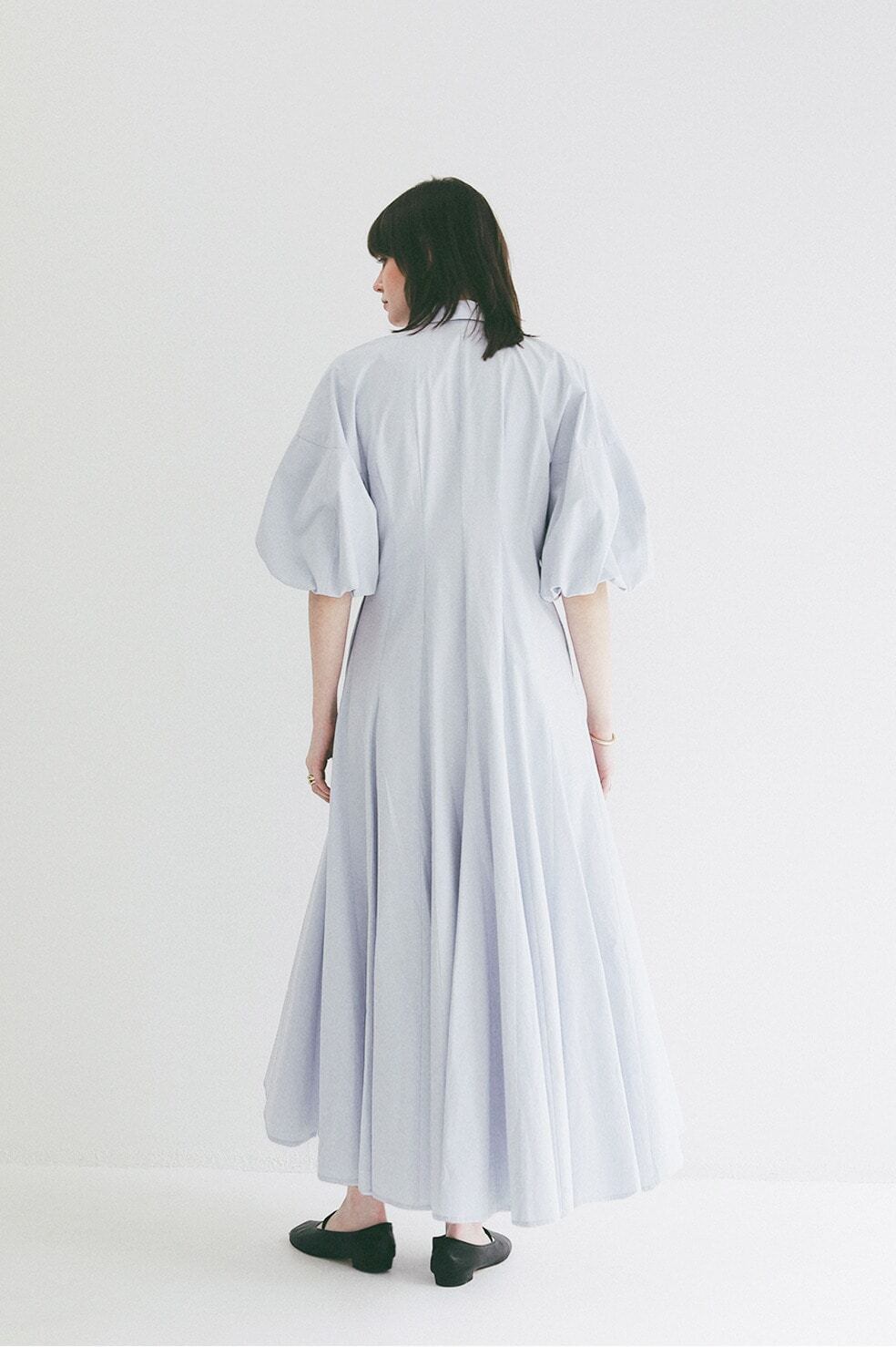 CLANE FORM SLEEVE PANEL LINE SHIRT ONEPIECE | FLICKA ASHIYA
