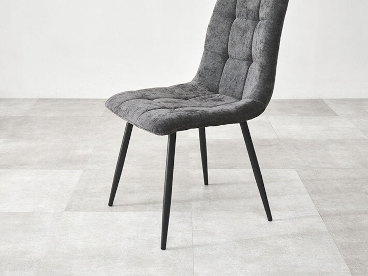 直径80cmラウンドテーブル3点セット 大理石調【チェア:ダークグレー】・画像13