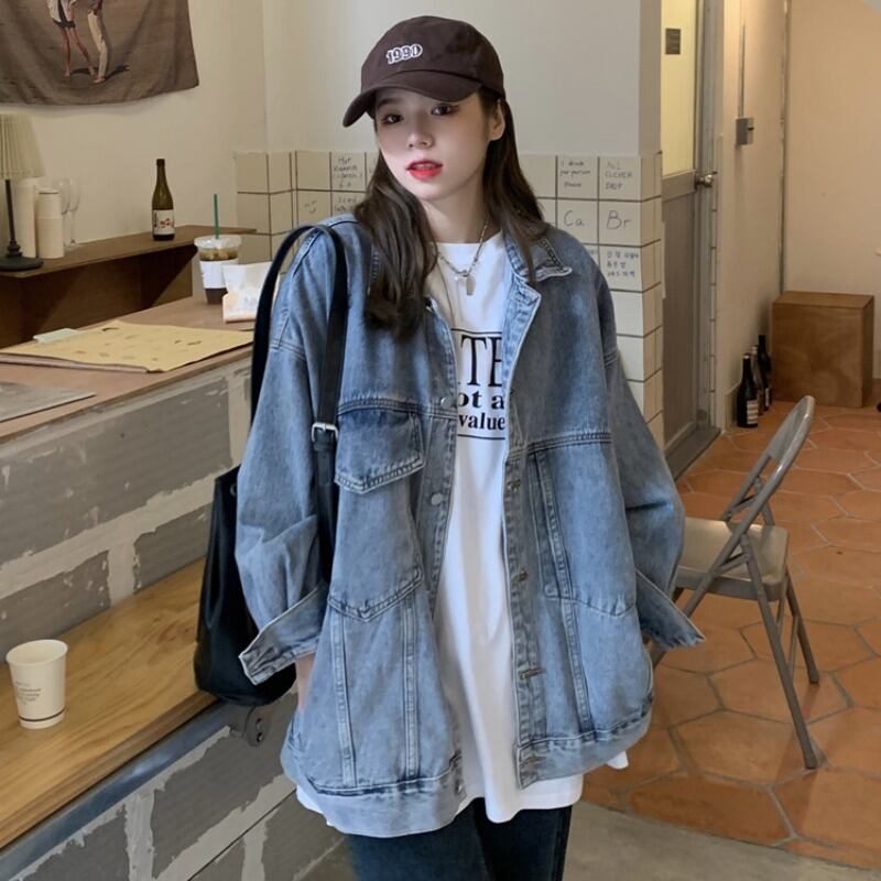 オータムルーズジャケット レッドスタイルトップス かわいい 秋物 YY-ファッション71753948571