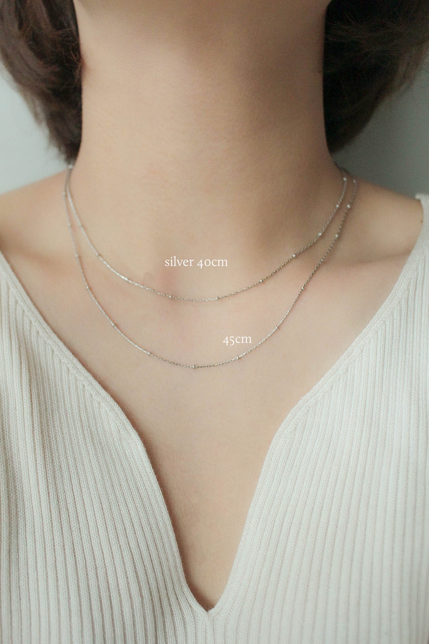 Dot Skin Necklace | ebine(エビネ)|金属アレルギー対応アクセサリー