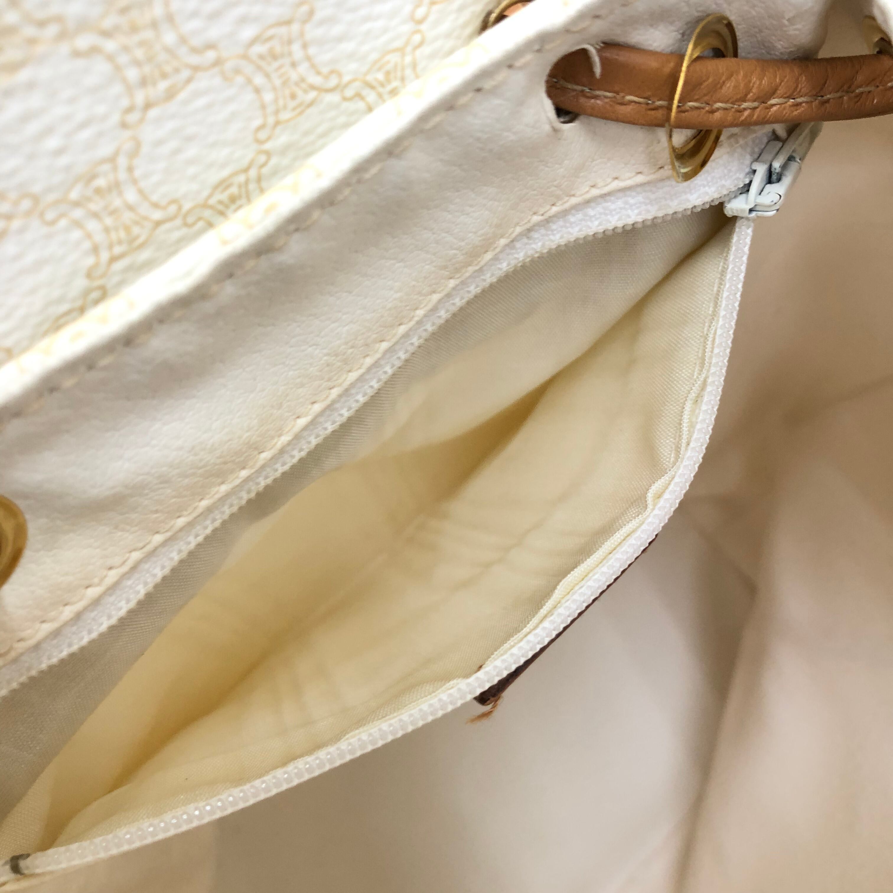 本日限定価格　セリーヌ　バッグ　ドクターズ　マカダム　ガンチーニ　がま口 CELINE セリーヌ マカダム ガンチーニ ダブルファスナー