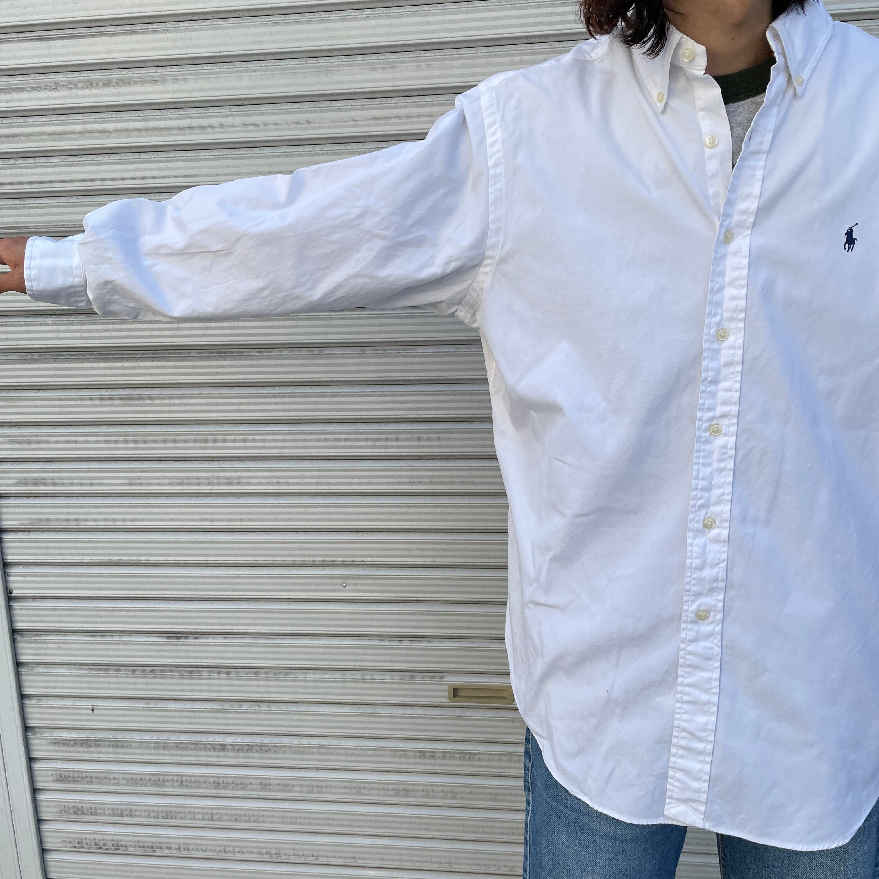 送料無料』Ralph Lauren ラルフローレン 長袖ボタンダウンシャツ 