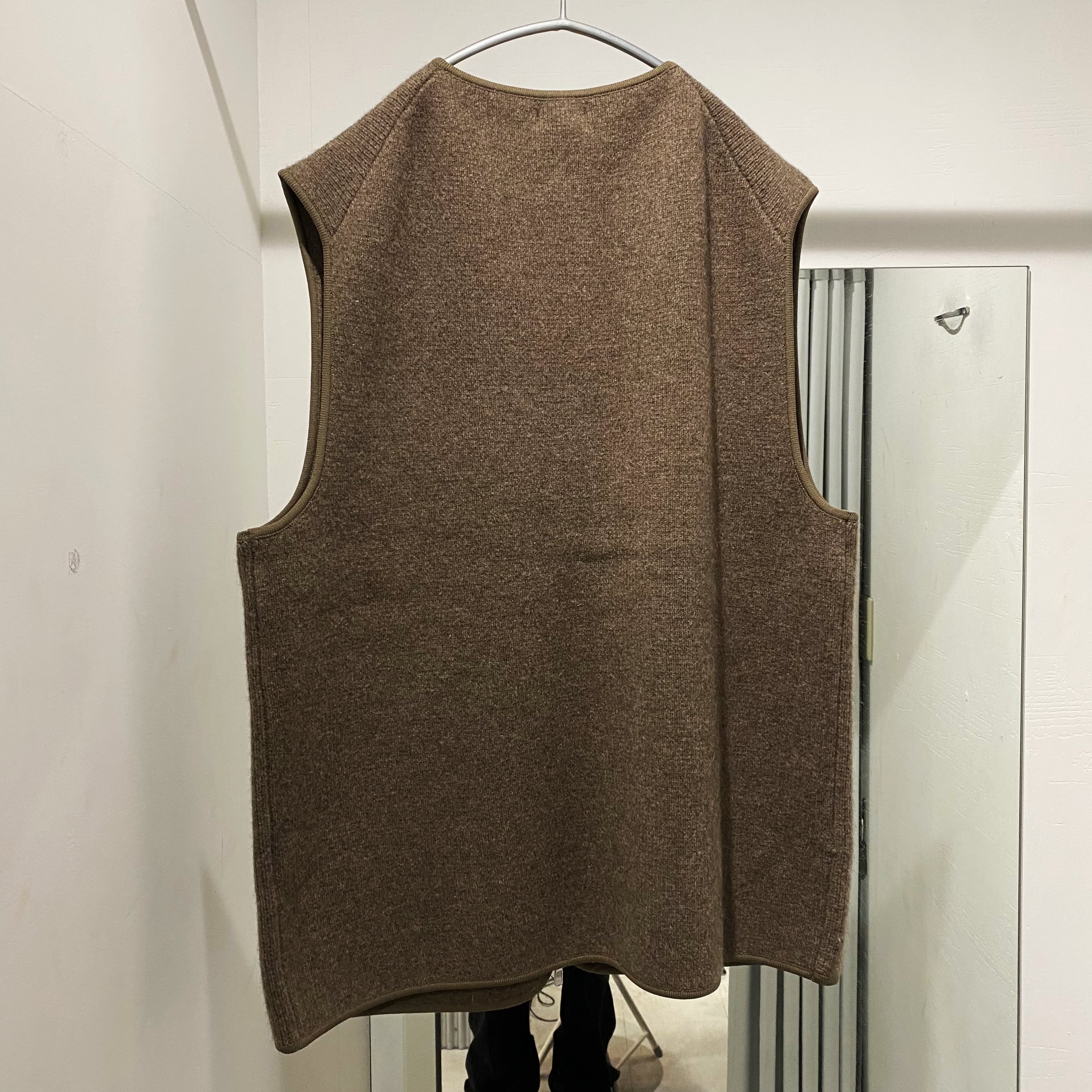 walenode ウェルノード 24AW Innocent YAK ZIP vest MOCHA walenode ウェルノード 24AW Innocent YAK ZIP vest MOCHA