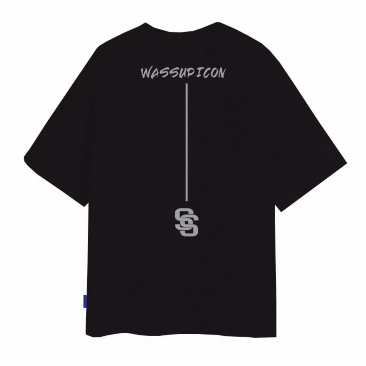 Chest logo drop shoulder tee 1390 - 10