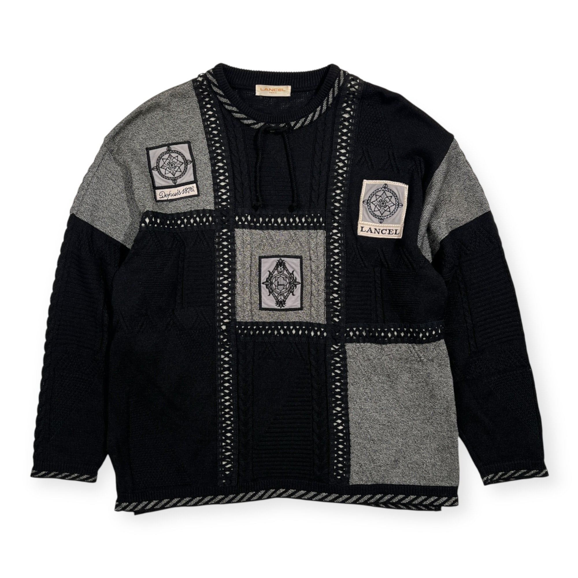 archive DRIES VAN NOTEN native pattern zip-up knit cardigan | PAY ID