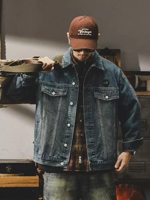 Heavy Weight Cotton Denim Jacket 【L0338】