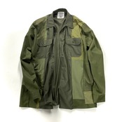 【XLsize】 REMAKE MILITARY SHIRTS ミリタリーシャツ【Shirts43】