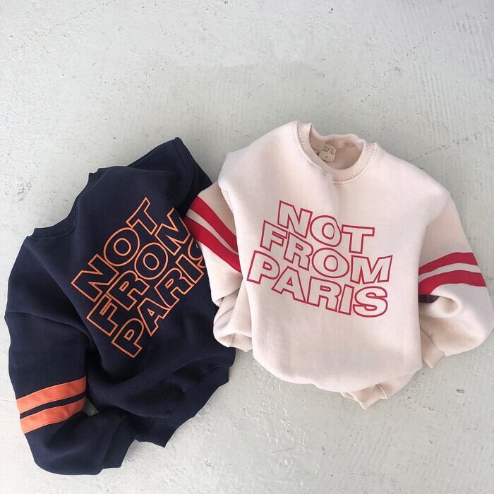 【BABY】2024新作 オシャレ英字トレーナー