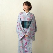 ❤︎Poison Heart❤︎「泣きたくなるほどに」洗えるきもの（シルジェリー）〜