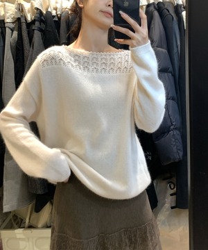 クロシェニットトップス【t-10331】