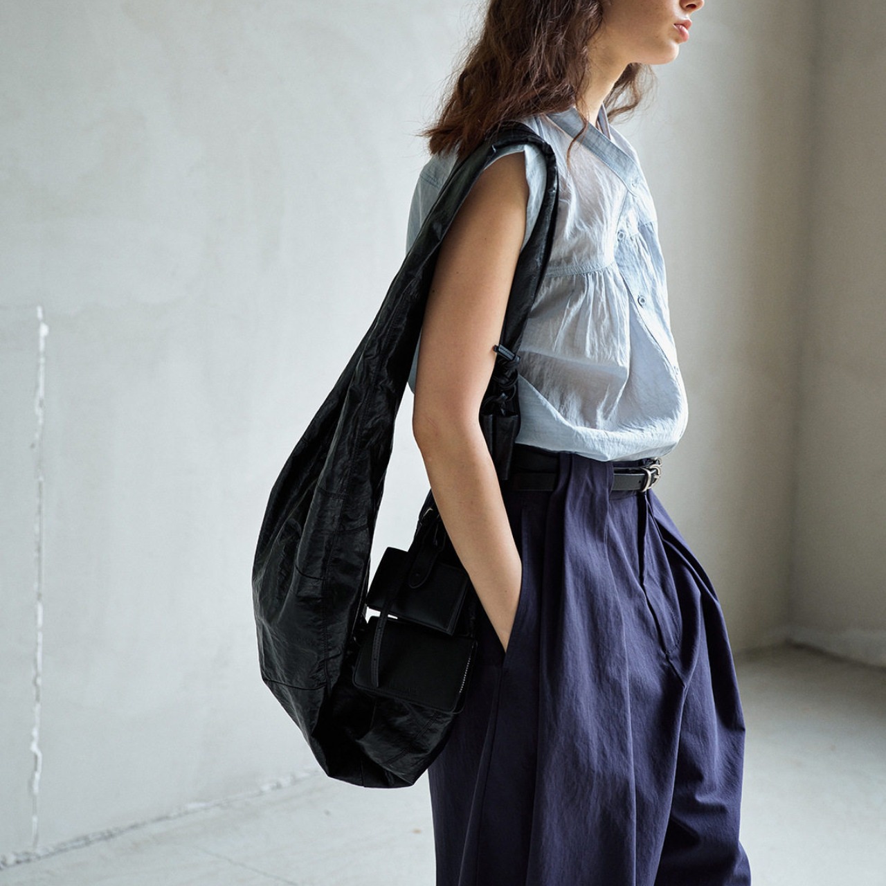 Sheer  Open Color Loose Shirt 【3color】 T4583