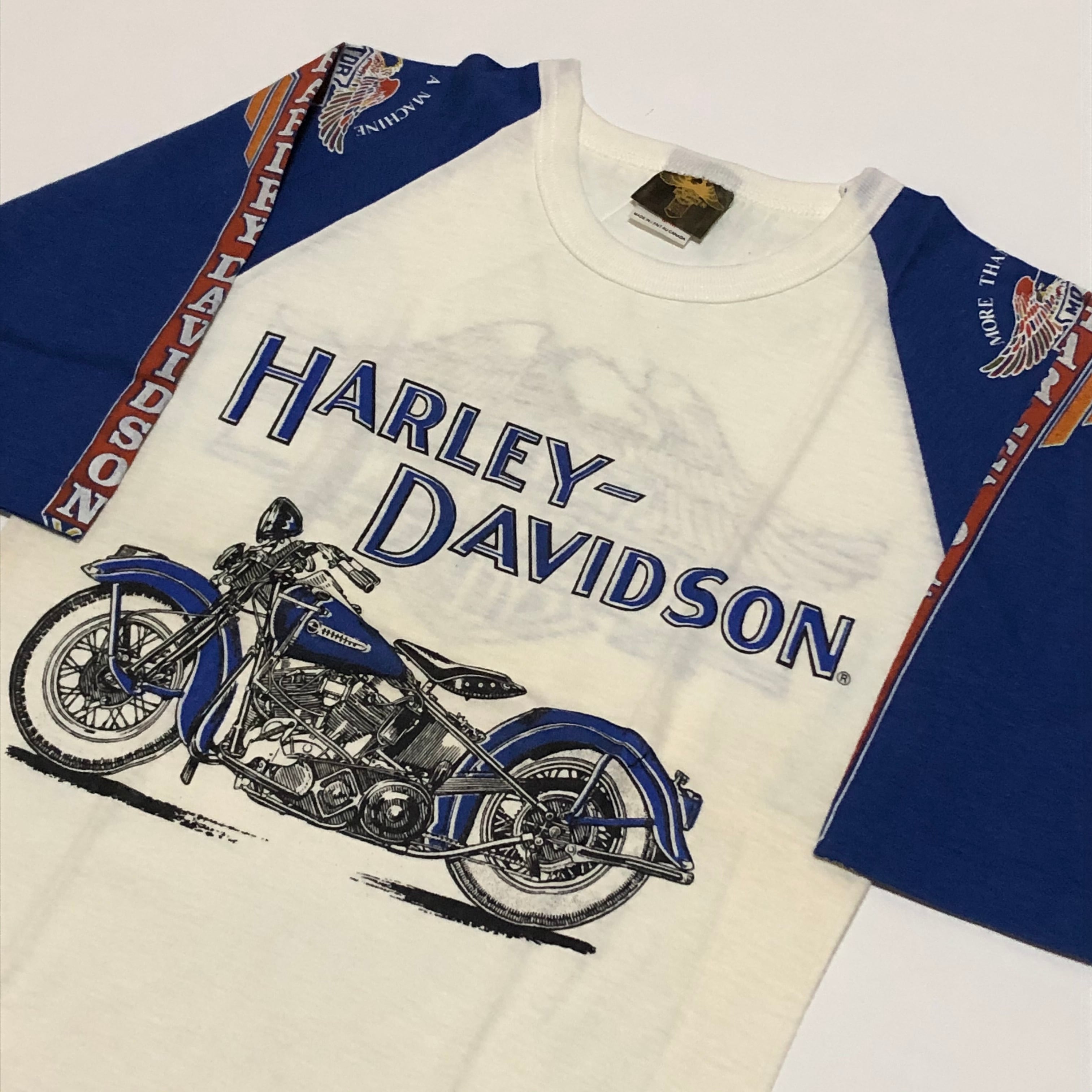 70's ヴィンテージ ハーレーダビッドソン Tシャツ Bernie May× HARLEY 