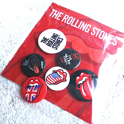 ｱｸｾｻﾘｰ＜ﾊﾞｯｼﾞ　The Rolling Stones　 6Pバッジセット